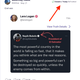 A screenshot of an image from Newsguard showing a person writing "Civil" war next to a tweet relating to violence. The post was retruthed by Donald Trump.